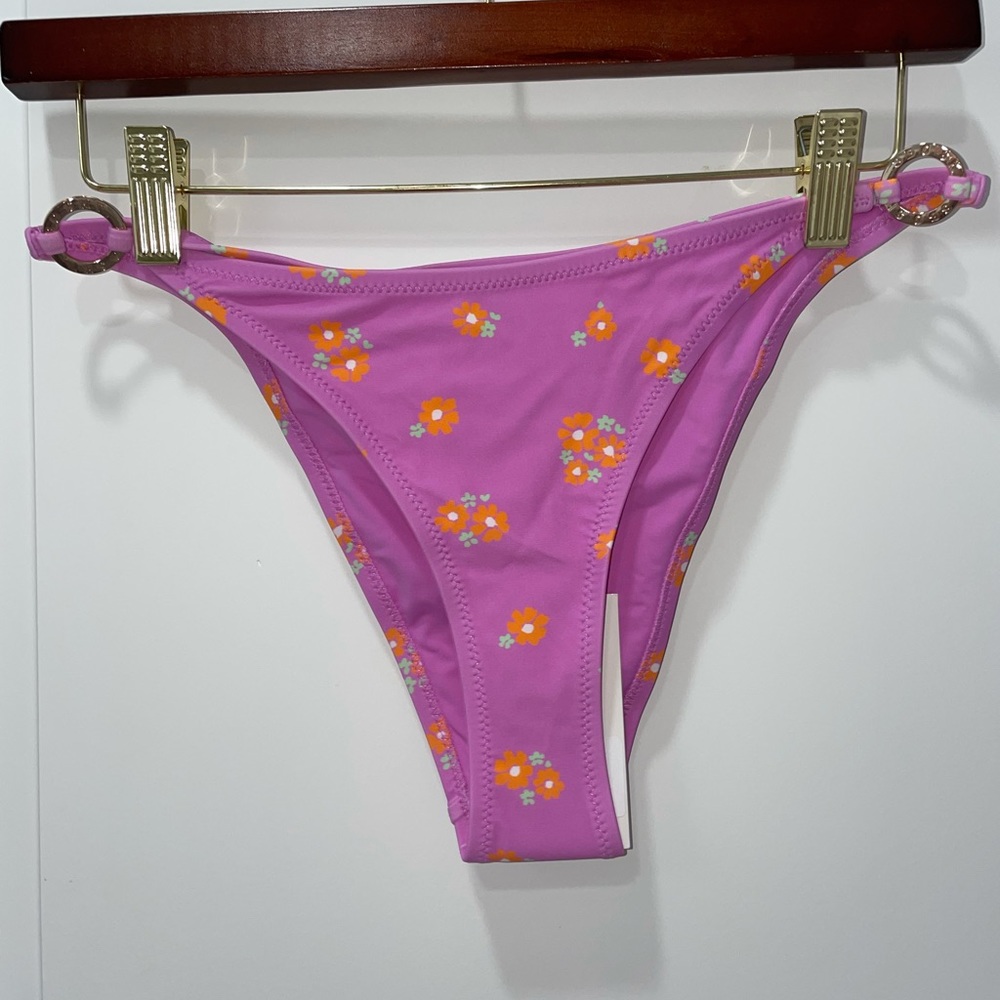 Floral print bikini bottoms